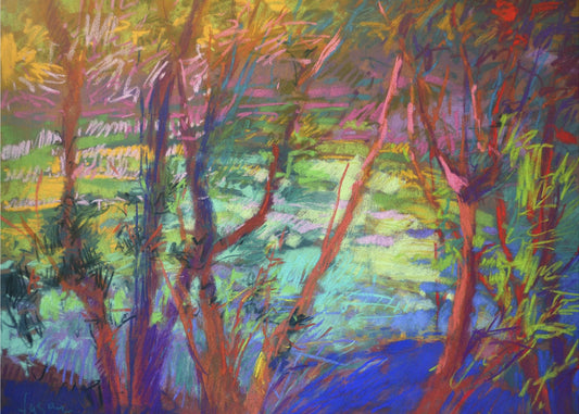 Vibrant Forest Flow | Poster