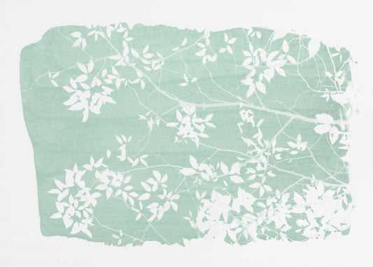 Mint Tree Foliage Silhouette | Poster