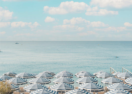 Strandschirme an der französischen Riviera II | Poster