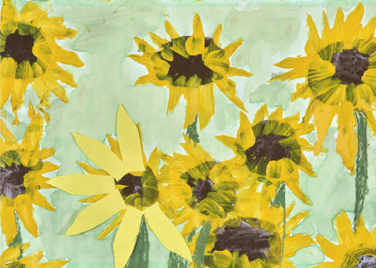 Suflowers von Jam | Leinwand