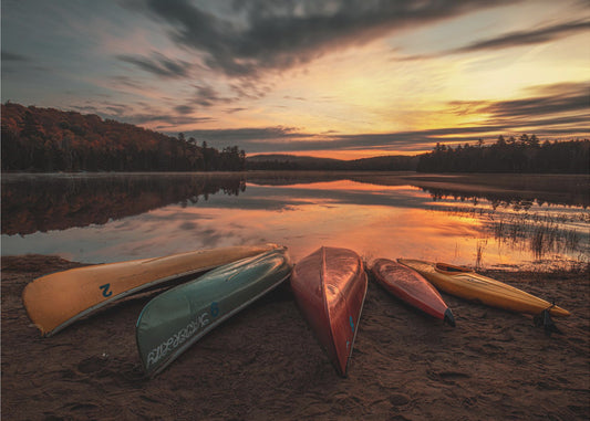 Sonnenaufgang am See | Hintergrundbild
