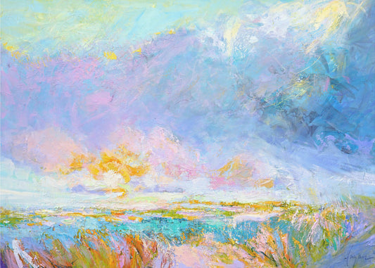 Pastell Horizont Glühen | Poster