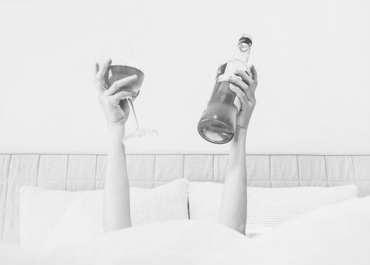 Aperol im Bett Horizontal | Leinwand