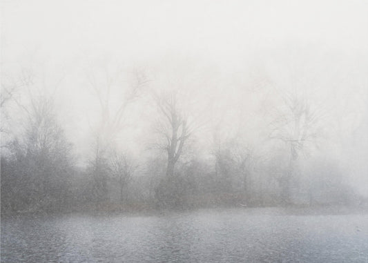 Neblige Landschaft | Poster