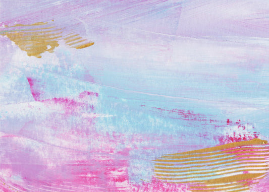Bunte Striche Horizontal | Tapete