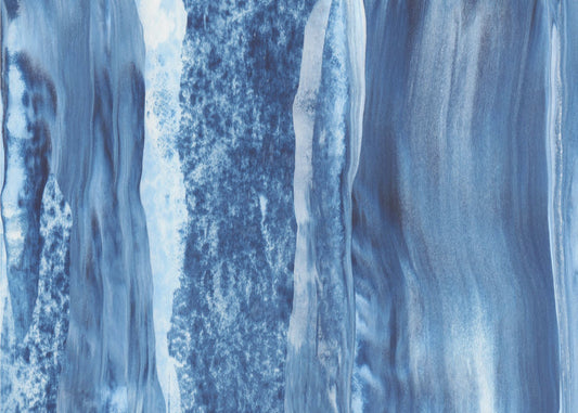 Blaue Kaskadenschleier | Tapete