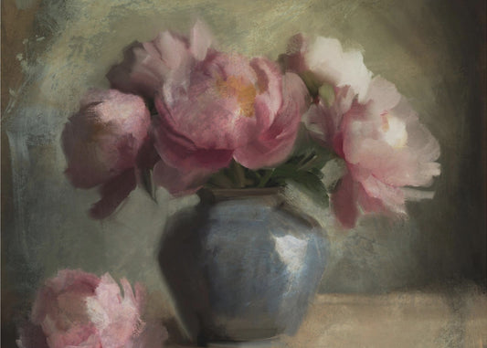 Rosé-Pivoines | Leinwand