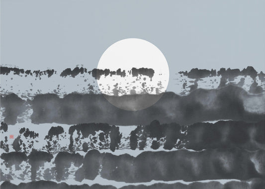 Hidden Moon N°5 | Hinter dem Horizont | Tapete