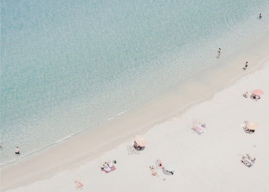 Aerial beach view | Poster