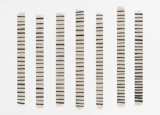 Monochrome Streifen | Tapete