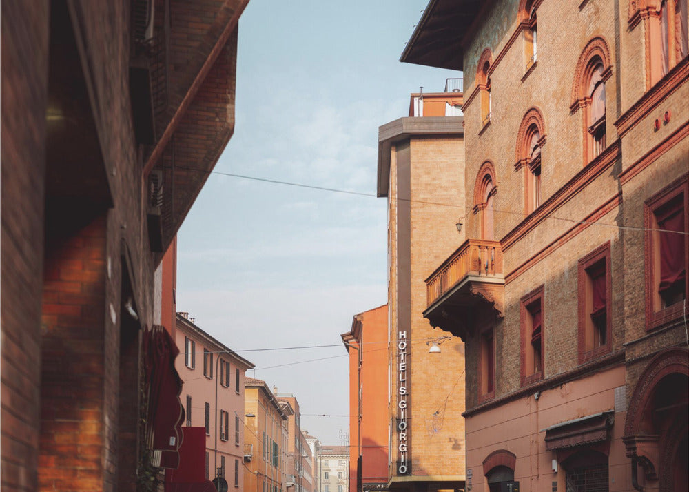 Sonnenuntergang in Bologna | Italien Reisefotografie | Leinwand