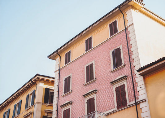 Pastell Bologna | Italien Reisefotografie | Poster