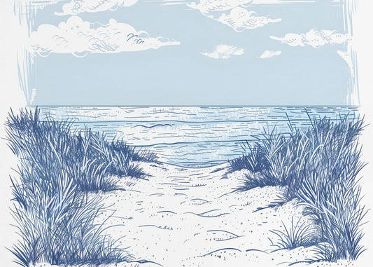 Strandspaziergang | Leinwand