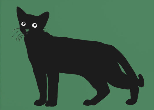 Schwarze Katze | Poster