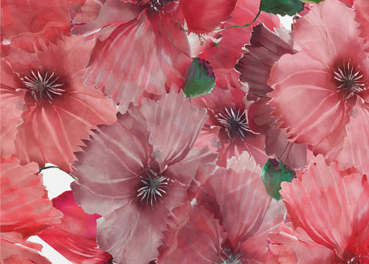 Große rote Blumen 2 | Poster