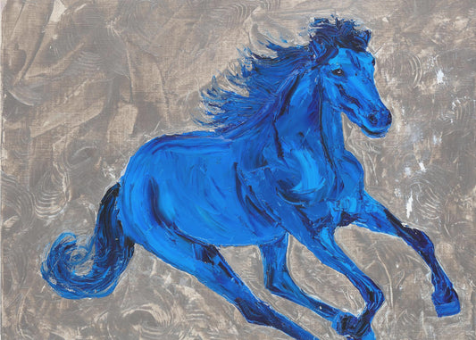 Blaues Pferd | Poster