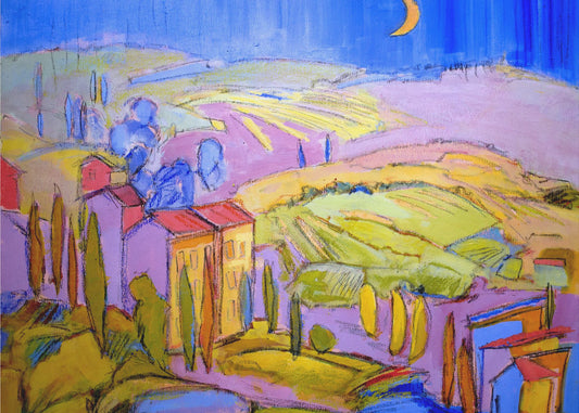 Moonlit Countryside | Poster