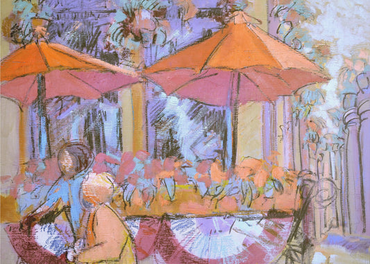 Sunny Café Moment | Poster