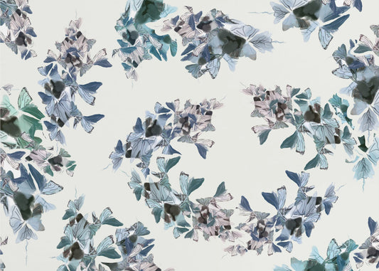 Blauer Blumenmix | Poster