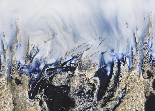 Dramatic Art - Golden Rocks | Canvas