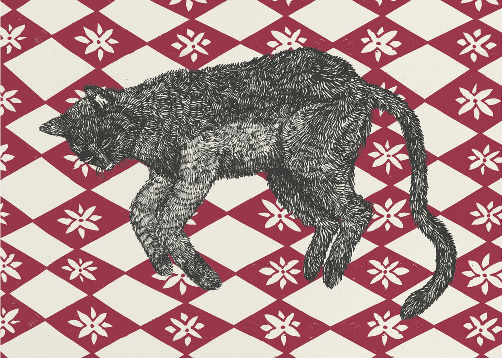 Schlafende Katze I | Poster