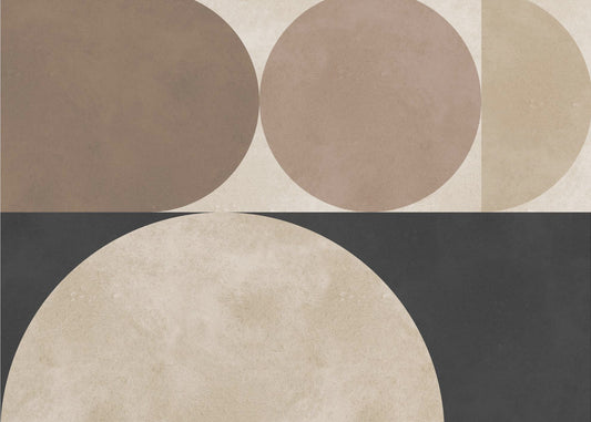 Braune Geometrie 5 | Poster