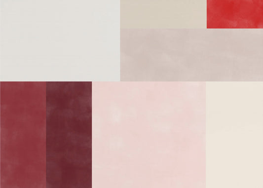 Geometrisches Raster in sanften Pastellfarben | Tapete