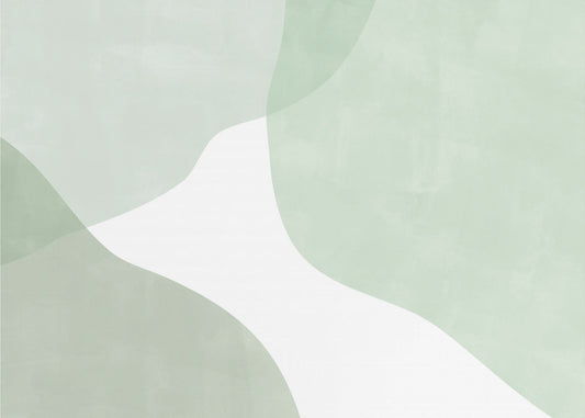 Sanfte grüne Wellen | Tapete