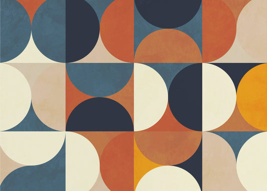 Geometrie New12 Marron | Leinwand