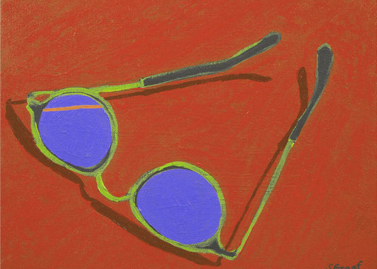 Sunglasses On Red | Canvas