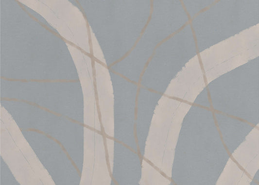 Neutrales abstraktes Aquarell. Minimalistisch in Pastellfarben Nr. 4 | Tapete