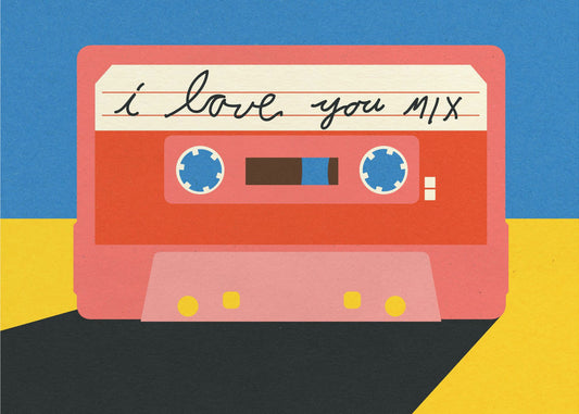 Ich liebe dich Mixtape | Leinwand