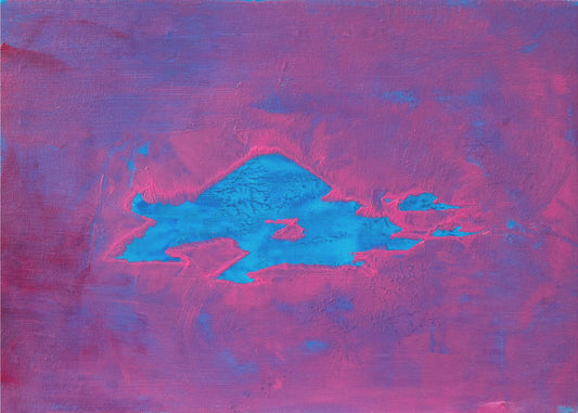 Uap Cyan, Magenta Himmel | Poster