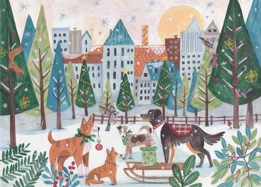 Hunde im Park | Poster
