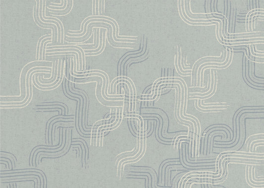 calming essentials Spuren Betonblau | Leinwand