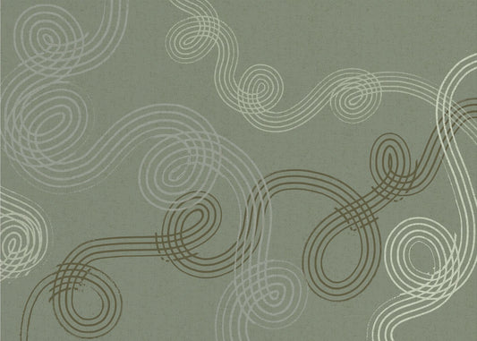 Calming Essentials Loops Salbeigrün | Tapete