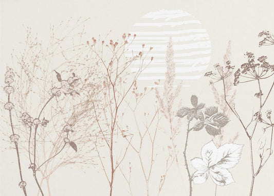 Beruhigende Atmosphäre auf Pflanzenbasis, erdige Töne | Poster