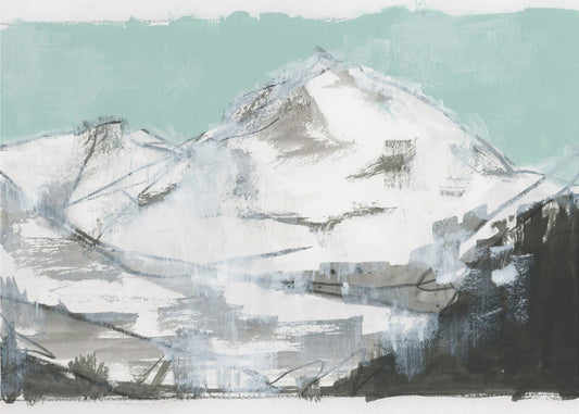 Weiße Berge Druck Nr. 2 | Poster