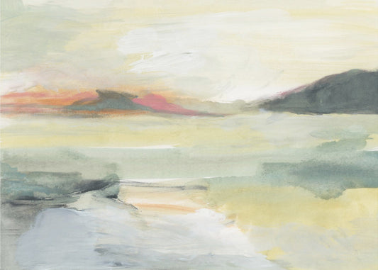 Aquarelllandschaft Nr. 1 | Leinwand