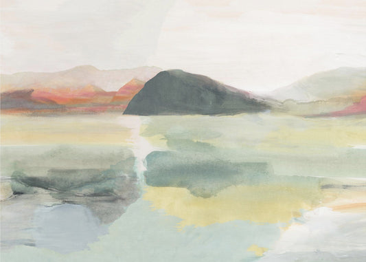 Aquarelllandschaft Nr. 2 | Leinwand