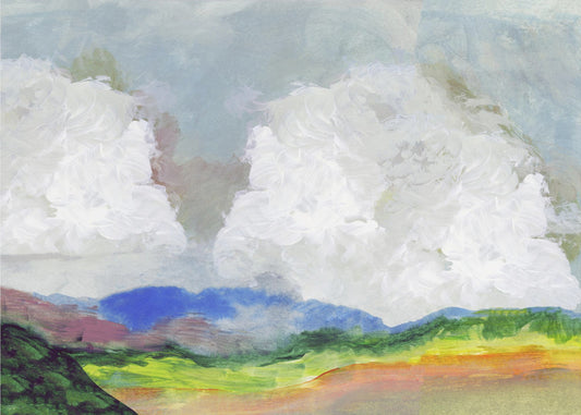 Große Wolkenlandschaft 2 | Leinwand