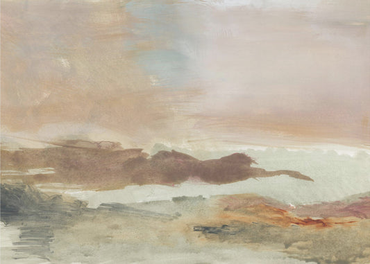 Erdtöne Landschaft 1 | Leinwand