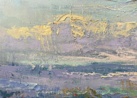 Goldener Dunst | Leinwand