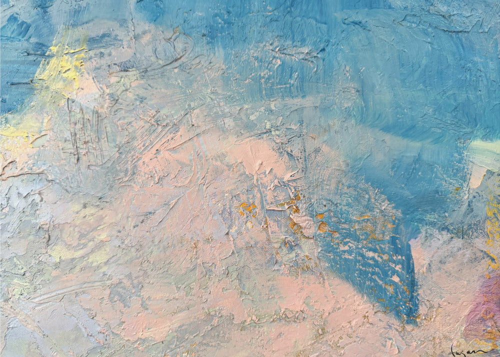 Ätherische blaue Horizonte | Leinwand
