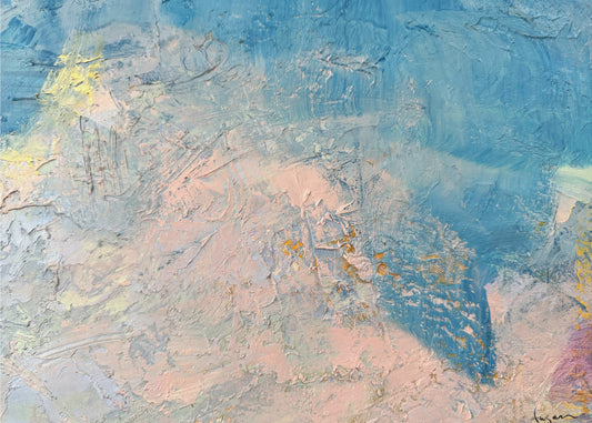 Ätherische blaue Horizonte | Leinwand