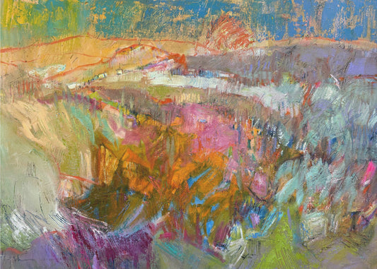 Lebendige Berglandschaft | Leinwand