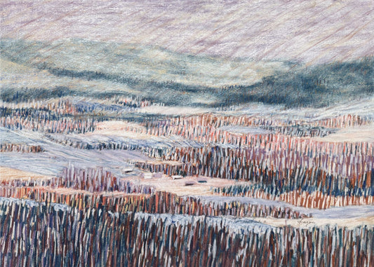 Winterlandschaft Wandteppich | Poster