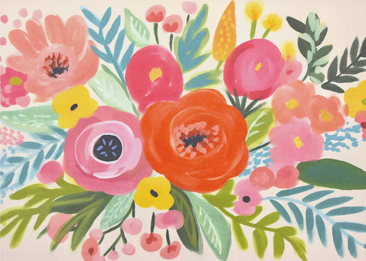 Verspielter Blumenstrauß | Poster