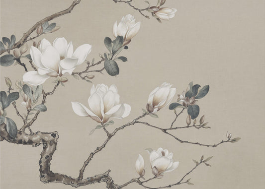 Chinoiserie Magnolienblüten | Leinwand