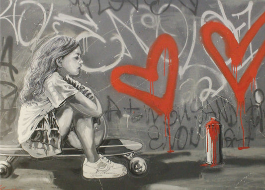 Skater's Dreamscape - Du bist genug | Leinwand